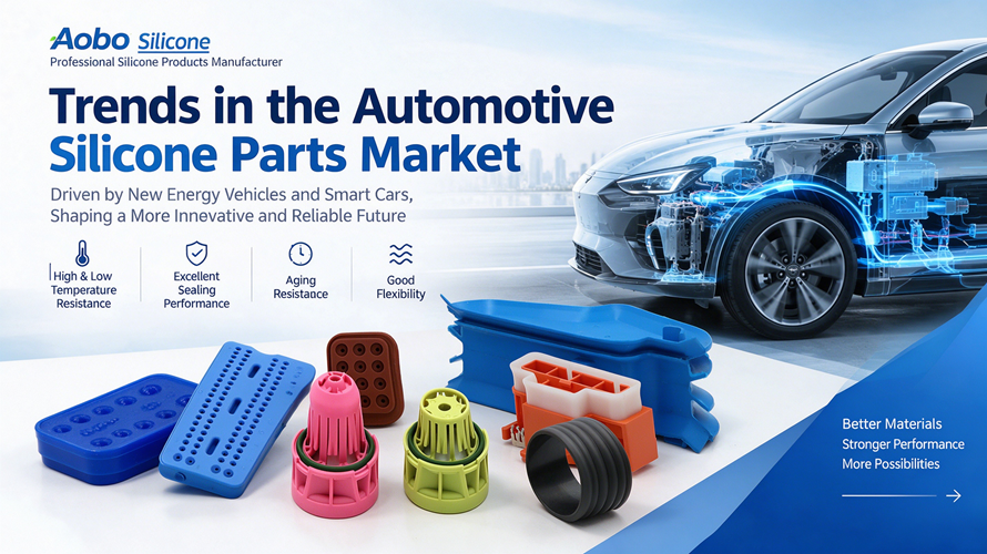 Tendências de desenvolvimento do mercado de peças automotivas de silicone