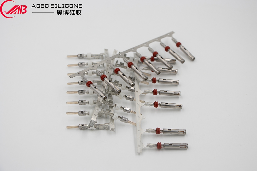 Terminal Overmolded de borracha de silicone líquida automotiva