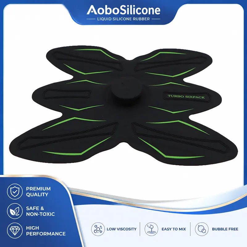 Adesivo muscular abdominal de silicone EMS