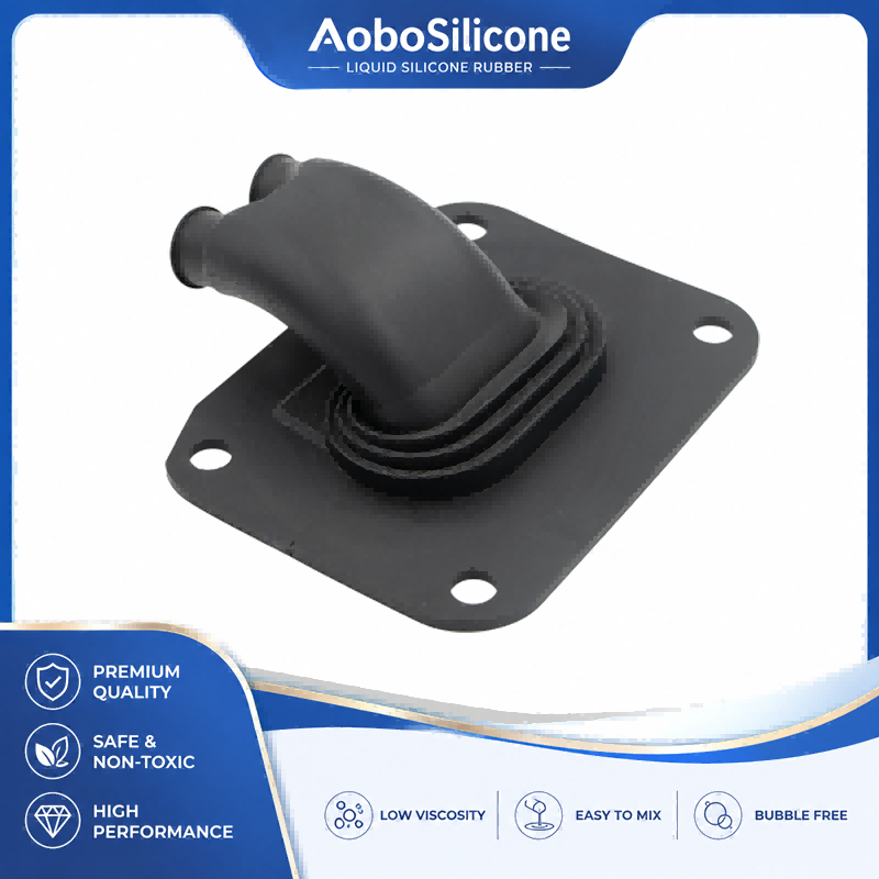 Duto de ventilação automotivo sobremoldado LSR