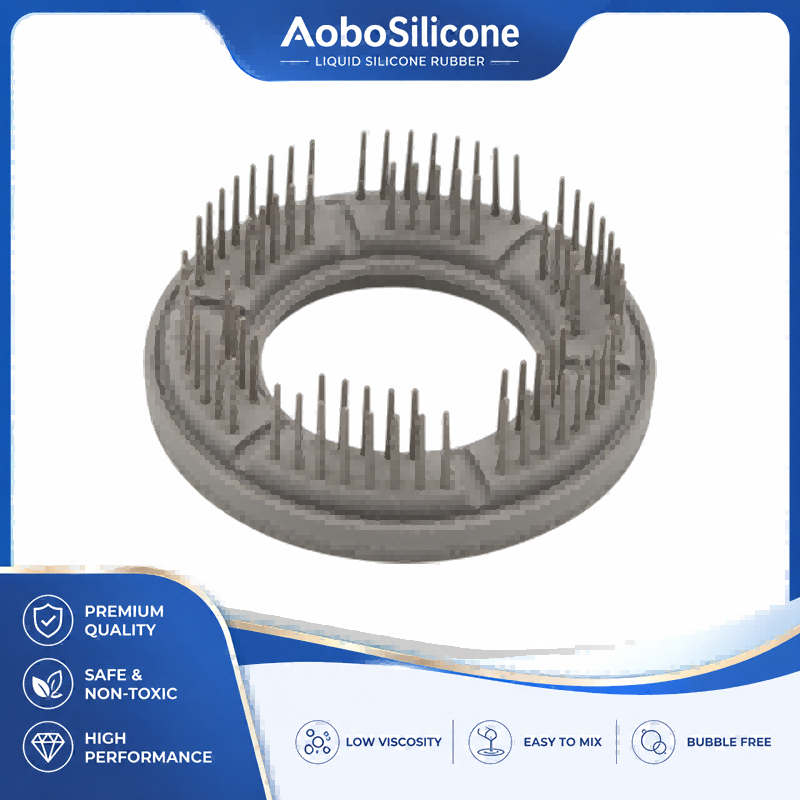 Anel de silicone para escova de rolo de vácuo robô