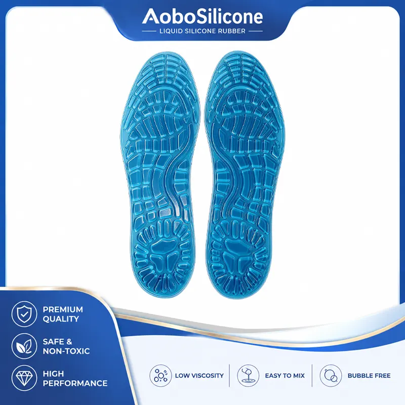 Palmilhas de gel de silicone com absorção de choque