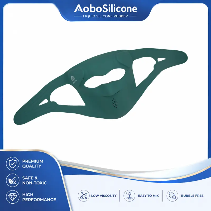 Máscara facial de silicone